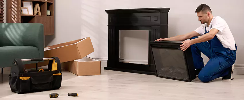 Old Rusted Metal Fireplace Repair And Replacement in Logansport, IN